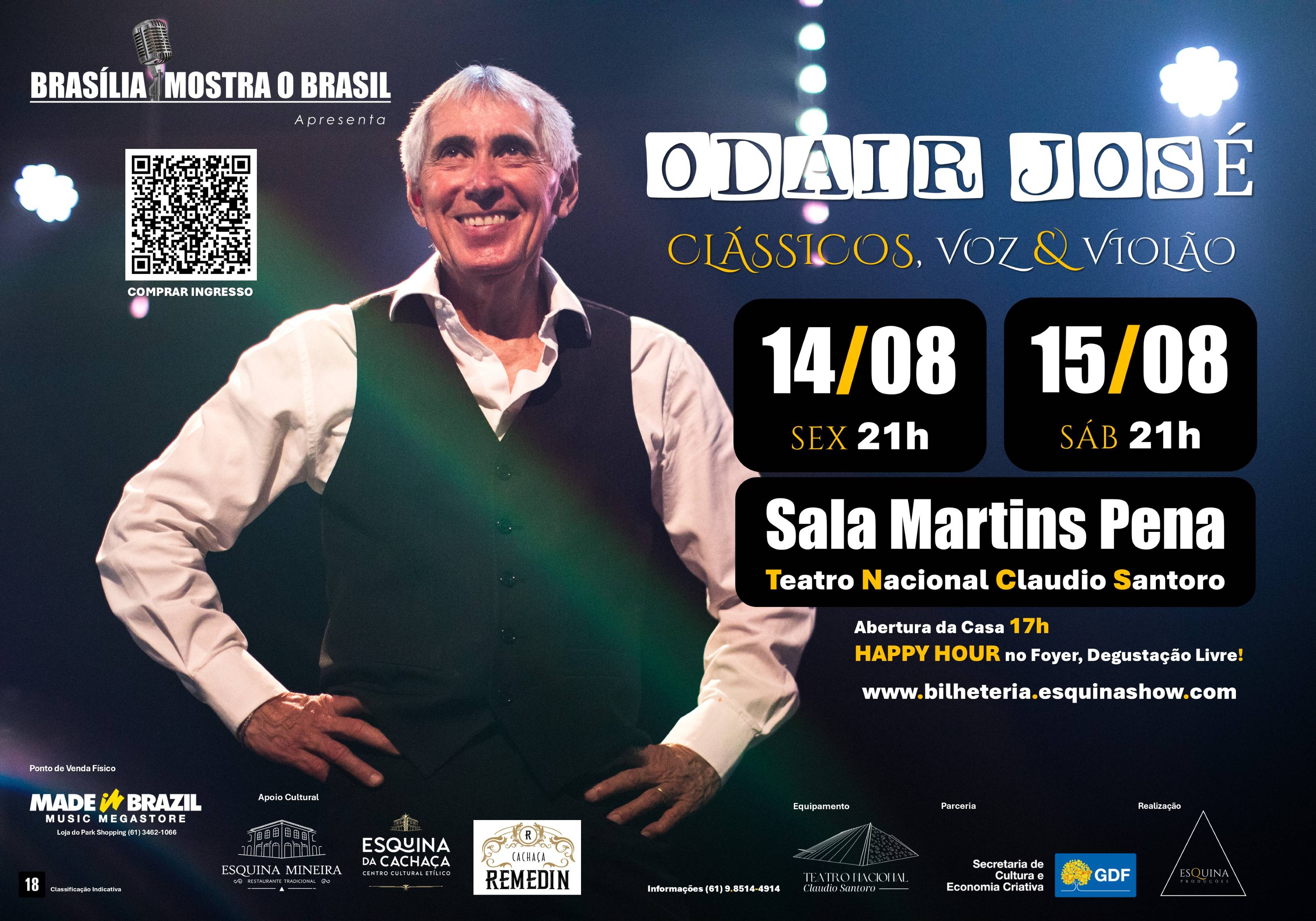 ODAIR JOSÉ, CLÁSSICOS, VOZ & VIOLÃO
