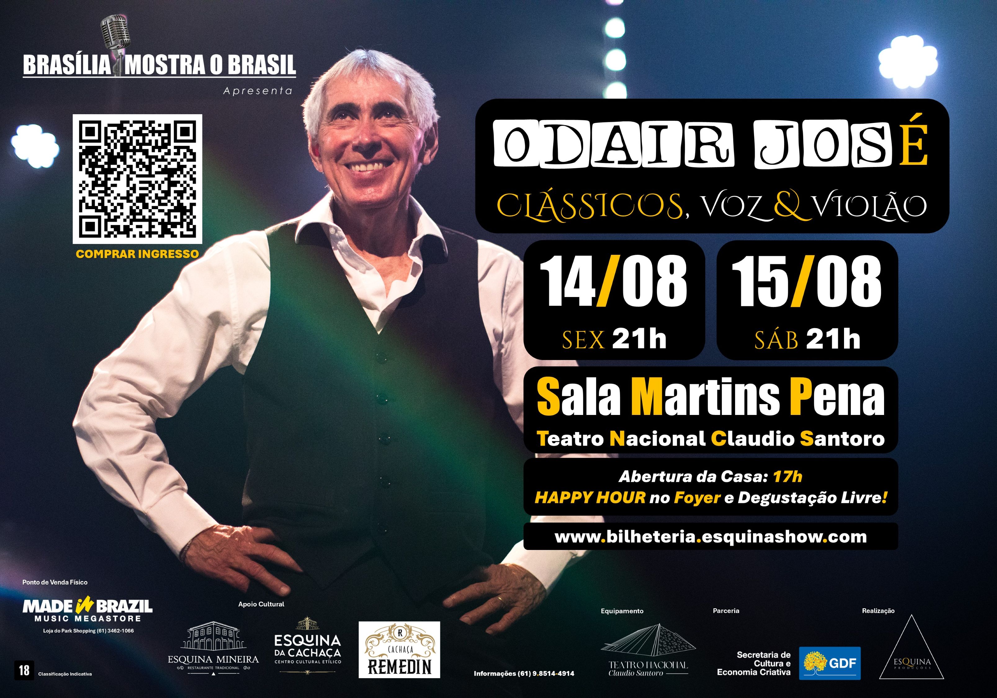 ODAIR JOSÉ, CLÁSSICOS, VOZ & VIOLÃO