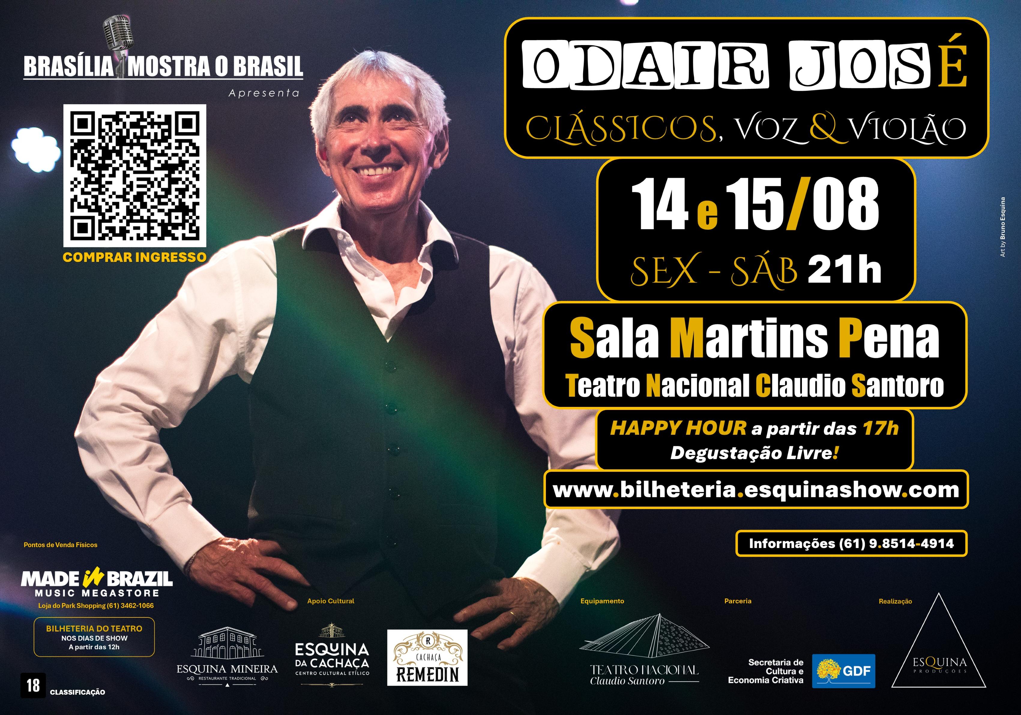 ODAIR JOSÉ, CLÁSSICOS, VOZ & VIOLÃO